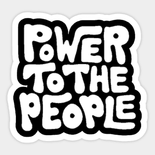 Power To the People, Black History, Black Lives Matter Sticker